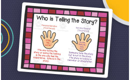 Who is Telling the Story? Anchor Chart
