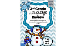 Winter 3rd Grade Language Review