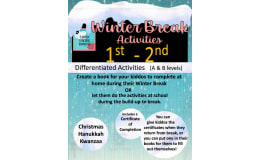 Winter Break Activity Package for 1st & 2nd Grade