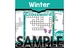 Winter Crossword: 1 Page Sample (PDF)