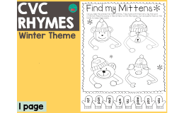 Winter CVC Rhymes