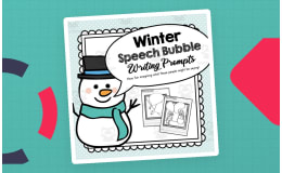 Winter Speech Bubble Writing Prompts | Creative Writing