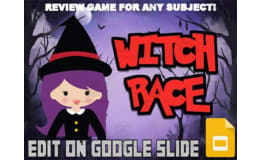 Witch Race Review Game (Google Slides)
