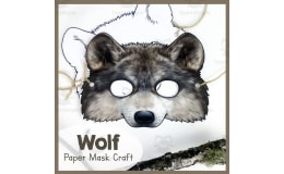 Wolf Paper Mask