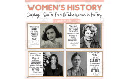 Women's History Month Quote Posters – 30-Pack