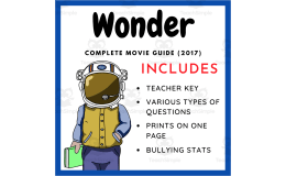 Wonder (2017) – Complete Movie Discussion Guide