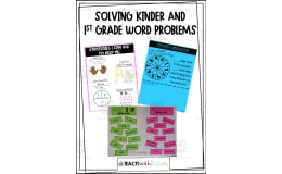 Word Problems for K and 1st Grade