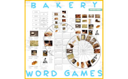 Word Puzzles Crossword Wordsearch Anagram BAKERY