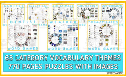 Word Puzzles Crossword Wordsearch Anagram BUNDLE