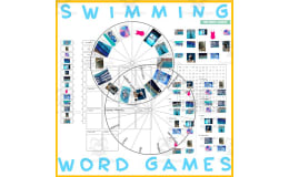 Word Puzzles Crossword Wordsearch Anagram SWIMMING