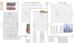 Word search puzzles about Asia
