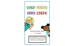 WORD SEARCH SIGHT WORDS