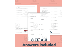 Working with Scientific Notation 8.EE.A.4