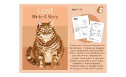 Write A Story Called 'Lost' (7-11 years)