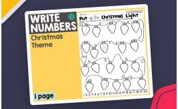 Write Numbers 1-20