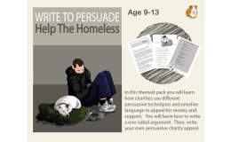 Write To Persuade: Help The Homeless (9-14 years)