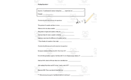 Writing Equations Guided Notes + Homework Set