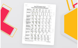 Number Tracing Worksheet
