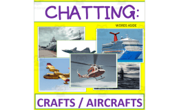 Writing Prompt + Discussion Flashcards: Crafts Aircrafts Pack