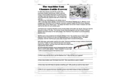 WWI: The Machine Gun Changes Battle Forever
