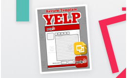 Yelp Review Template (Editable on Google Slides)