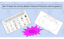 You & Me-An SEL Activity About Same & Different-Builds A Culture of Acceptance Of Diversity