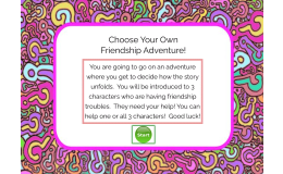 You Decide Their Fate! Friendship problem-solving Boom Cards