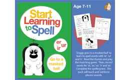 'Zoggy Goes To A Masked Ball' Spell Words With 'er, ur, ir' (7-11 years)