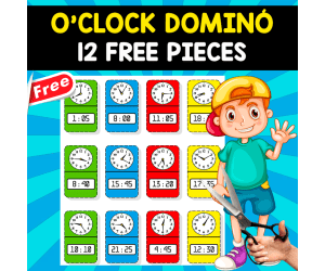 0'CLOCK DOMINÓ | 12 FREE PIECES