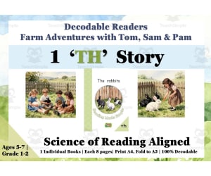 TH: 1 Decodable reader | Science of Reading | Fully Systematic