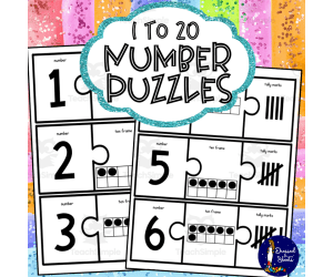 1 to 20 Number Puzzles