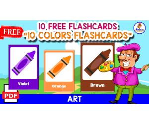 10 COLOR FLASHCARDS | FREE RESOURCE