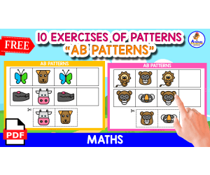 10 EXERCISES OF PATTERNS | ANIMALS ICONS