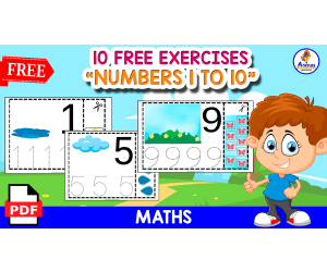 10 FREE EXERCISES | NUMBERS 1 TO 10