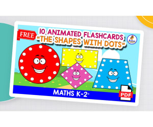 10 FREE FINGERPAINTING WITH GEOMETRIC FIGURES | 10 Worksheets