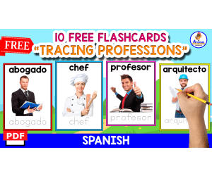 10 FREE FLASHCARDS | TRACING PROFESSIONS