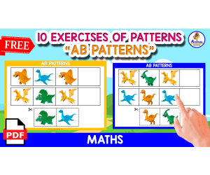 10 FREE PATTERNS EXERCISES | DINO THEMED