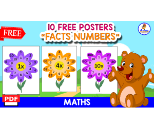 10 FREE POSTERS OF FACTS NUMBERS | TABLES 1 TO 10