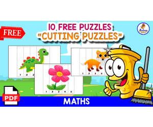10 FREE PUZZLES | CUTTING PUZZLES