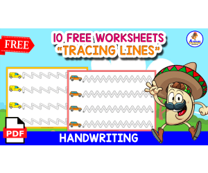 10 FREE TRACING LINES WORKSHEETS | Cars Themed for KG