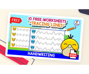 10 FREE TRACING LINES WORKSHEETS WITH POKEMON Themed | FREE RESOURCE