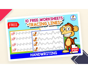 10 FREE TRACING WORKSHEETS | Animal Themed