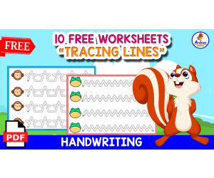 10 FREE WORKSHEETS FOR TRACING LINES | Animals Themed for KG