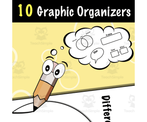 10 Graphic Organizers - Comprehension Charts to Review Any Text!