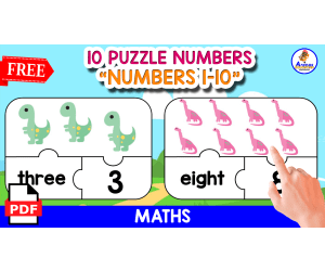 10 NUMBERS PUZZLES OF THE NUMBERS | NUMBERS 1 TO 10