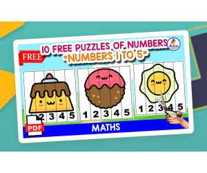 10 PUZZLES OF NUMBERS | FOOD THEMED