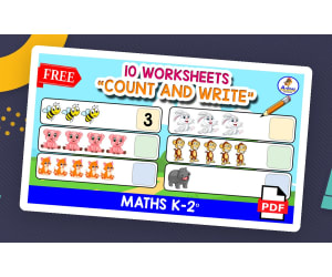 10 WORKSHEETS | Count 1 to 5