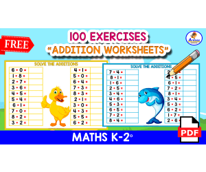 100 ADDITION EXERCISES | Addition Worksheets