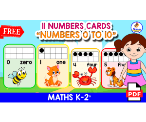 11 FREE FLASHCARDS OF THE NUMBERS | Numbers 0 to 11