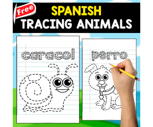 11 FREE SPANISH WORDS | LOS ANIMALES